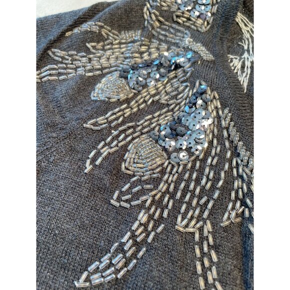 Free People Whimsigoth Cardigan Whimsygoth Design Knit Womens Y2K Size M - Picture 8 of 10